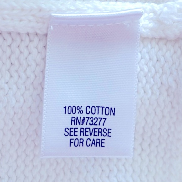 CROFT & BARROW White Cardigan Basket Weave Crewneck Sweater 1X - Picture 8 of 9